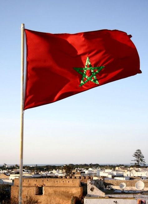 Morocco Moroccan Flag Wallpaper, Morroco Flag, Moroccan Flag, Morocco Flag, Moroccan Inspiration, World Geography, Morocco Travel, Like Image, Dream Travel Destinations