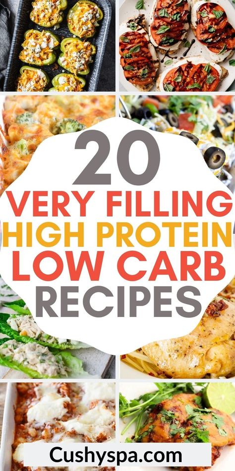 High Protein Low Carb Recipes Dinner, Low Carb High Protein Meals, High Protein Meals, Low Carb High Protein, Healthy High Protein Meals, Breakfast Low Carb, High Protein Low Carb Recipes, Protein Meals, Makanan Diet