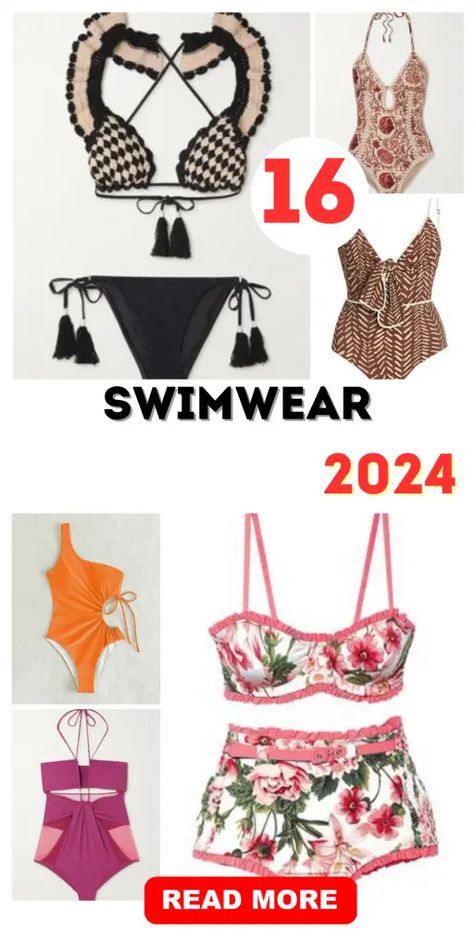 Swimwear 2024 Trends, 2024 Colors, Swimwear 2024, Trend 2024, Top Swimwear, Trendy Bikinis, Trendy Swimsuits, Swimwear Trends, Summer Swimwear