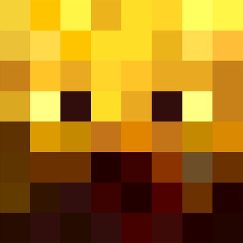 Minecraft Blaze Face - Printable for Download - MinecraftFaces.com Minecraft Heads, Mobs Minecraft, Minecraft Face, Minecraft Quilt, Minecraft Beads, Minecraft Cupcakes, Minecraft Pattern, Minecraft Posters, Survival Project