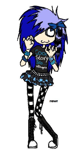 i made some art. it was originally for a carrd so i wouldnt have to steal art but i might aswell post it.here. her name is jackie 🌈🐾🎶 Scene Drawings 2000s, 2000s Scene Art, Scene Kids 2000s, Emo Drawing 2000s, Scene Core Art, Scene Art 2000s, 2000s Emo Art, Emo Scene Art, Scene Artstyle