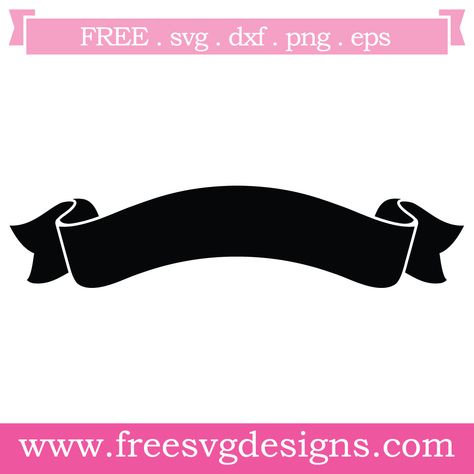 Free Banner Svg, Banner Svg Free, Ribbon Silhouette, Bunny Jumping, Mug For Teacher, Banner Svg, Banner Ribbon, Banner Graphic, Tool Logo