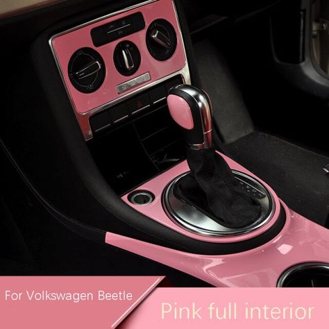 Car styling Interior Sport pink interior Protection panel Stickers For VW Volkswagen beetle 2013-2019 car Accessories _ - AliExpress Mobile Volkswagen Beetle Car Accessories, Vw Interior Ideas, Pink Beetle Interior, Pink Volkswagen Beetle Interior, Pink Vw Beetle Interior, Vw Beetle Accessories Interiors, Vw Beetle Interior Accessories, Vw Beetle Interior Ideas, Volkswagen Beetle Aesthetic Interior