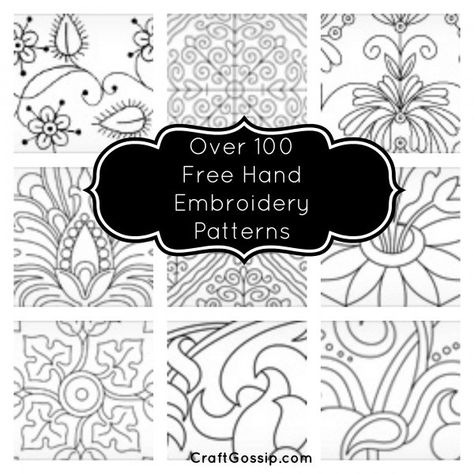 NeedleNThread have an amazing list of free Hand Embroidery Patterns. They have everything from borders to flowers. Some of my favorite ones are featured above. Have you used a chart from this round… Zen Embroidery Patterns, Redwork Embroidery Patterns Free, Free Embroidery Patterns Printables, Beginner Embroidery Patterns, Free Hand Embroidery Patterns, Free Hand Embroidery, Crewel Embroidery Patterns, Free Embroidery Patterns, Hand Embroidery Patterns Free