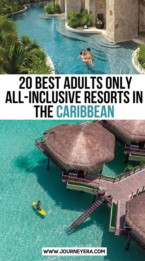 20 Best Adults Only All Inclusive Resorts in the Caribbean All Inclusive Puerto Rico, Best All Inclusive Honeymoon Resorts, Over Water Bungalow Affordable, Vacation Places Tropical, Aruba All Inclusive Resorts, Over Water Bungalow Caribbean, Caribbean Travel Destinations, Best All Inclusive Resorts For Adults, Us Virgin Islands All Inclusive