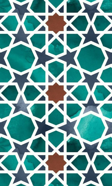 Islamic Patterns Geometric, Tile Effect Vinyl Flooring, Islamic Design Pattern, Islamic Geometry, Islamic Tiles, Islamic Motifs, Faux Tiles, Geometric Pattern Art, Islamic Patterns