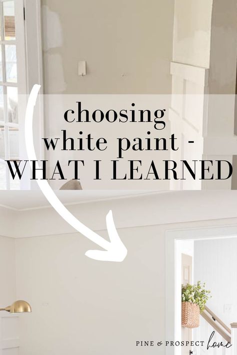 Best Bright White Paint For Walls, White Furniture White Walls, White Wall Colors Sherwin Williams, Best Neutral Off White Paint Color, The Best White Paint For Walls, Bedroom White Paint Colors, How To Transition Paint Between Rooms, White Walls Greige Trim, White Paint For Bedroom Walls