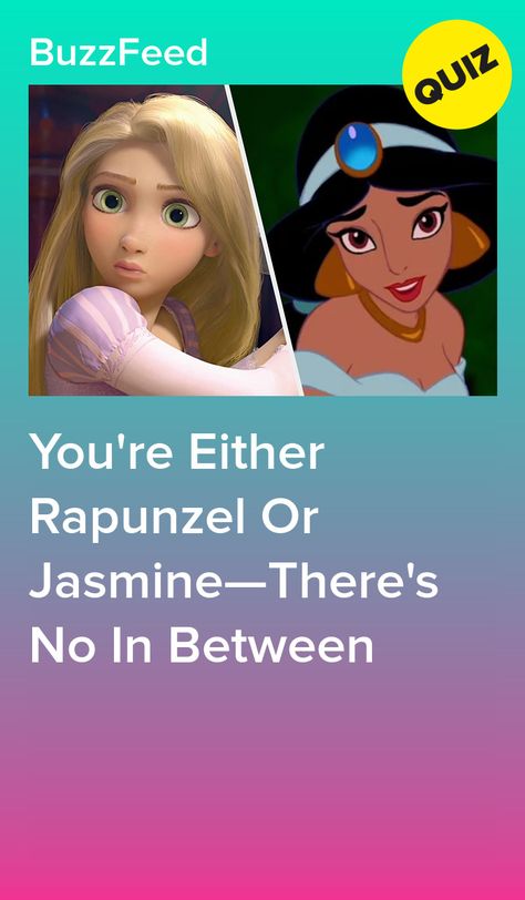 You're Either Rapunzel Or Jasmine—There's No In Between How To Be Like Rapunzel, Jasmine And Rapunzel, Rapunzel Quotes, Quizzes Disney, Rapunzel Characters, Tangled Painting, Buzzfeed Quizzes Disney, Rapunzel Outfit, Princess Protection Program