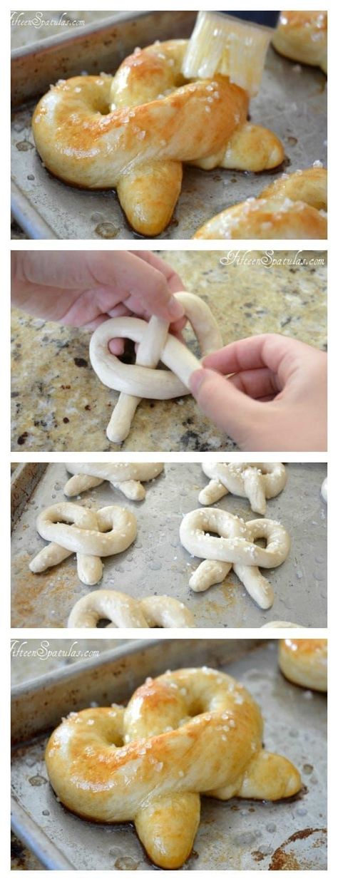 Soft Pretzel Recipe - Baked until fluffy! Soft Pretzels Easy, Pretzel Recipe, Soft Pretzel Recipe, Homemade Bread Recipes Easy, Homemade Soft Pretzels, Homemade Bread Easy, Soft Pretzel, Pretzels Recipe, Soft Pretzels