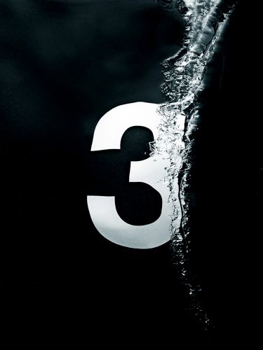 one more or should I say three.... 3 Design Number, 3 Number Design, 1 Number Design, Number 3 Design, Experimental Typography, Type Face, Number Three, Cool Typography, Lucky Number