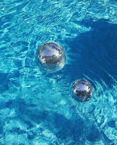 Summer 2024 Playlist Cover, Summer Disco Aesthetic, Miami Pool Party Aesthetic, Pool Playlist Covers, Disco Ball Pool Float, Mamma Mia Playlist Cover, Playlist Covers Beach, Spotify Playlist Covers Beach, Everyday Playlist Cover