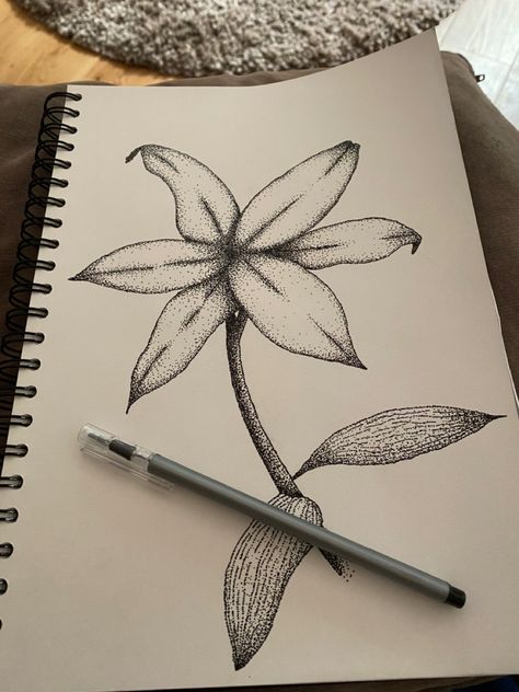 #stippling #stipplingart #stipplingartwork #flowerdrawing #flowertattoo #handdrawn Stippling Art Ideas Easy, Dot Drawing Sketches, Stippling Drawing Easy, Flower Stippling, Pointilism Art Ideas Easy, Pointillism Easy, Stippling Art Easy, Dot Sketch, Pointilism Art