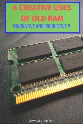 Everyone One Of Us Has An Old Computer Lying Somewhere In Our Houses !!. And They All Feature OLD RAM Sticks That Probably Don't have Any Use Now ?. Or Do They ?. Here Are 6 Creative Uses That You Can Find For Your Old PC RAM Modules !!. Rasberry Pi Projects, Old Pc, Computer Diy, Computer Maintenance, Old Computer, Computer Projects, Electronics Hacks, Technology Diy, Diy Tech