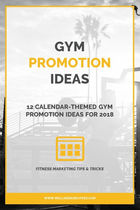 Running gym promotions can be a great way to boost revenue quickly, so here are 12 calendar-themed gym promotion ideas that you can pick and choose from... Fitness Studio Grand Opening Ideas, Gym Owner Ideas, How To Open Your Own Gym, Gym Events Ideas, Gym Promotion Ideas, Opening A Gym, Gym Posts, Gym Business Plan, Gym Advertising