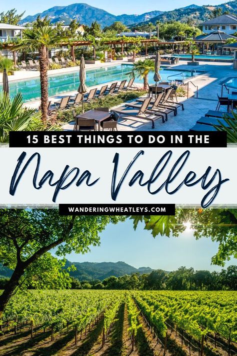 Planning a California vacation? Discover the top things to do in Napa Valley like the top attractions in Napa Valley, the best wineries in Napa Valley and more! I what to do in Napa Valley I places to go in California I USA travel I Napa Valley attractions I Napa Valley activities I things to do in California I where to eat in Napa Valley I Napa Valley tours I Napa Valley wine I California tours I wine in California I Napa Valley parks | California day trips | #NapaValley #California 40th Birthday In Napa Valley, Napa Day Trip, Napa Valley Couples Trip, Napa Valley Day Trip, Napa Valley Vacation Travel Guide, Napa Valley Birthday Trip, Napa Valley Travel Guide, Things To Do In Napa California, What To Do In Napa Valley