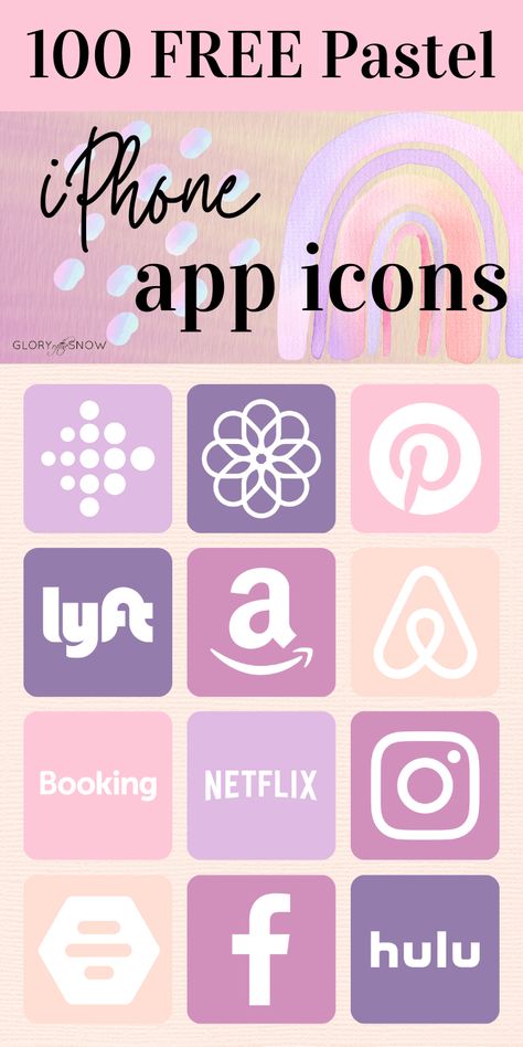 Customize your iPhone screen and make it look beautiful with these 100 free pastel app icons! free aesthetic app icons, free app covers for iPhone, pastel iPhone app covers, purple app icons, Apple app icons, iOS 14 app icons, iOS 15 app icons, pink app icons, pastel iPhone app logos, iPhone aesthetic home screen, iPhone screen customization, how to change iPhone app icons, freebies, free stuff, app icons aesthetic, how to customize app icons, App Icon Aesthetic Ipad, Iphone Home Screen Theme Ideas, Iphone Homescreen Wallpaper Aesthetic Purple, Purple And Pink Icons For Apps, Free Pastel App Icons, Free Iphone Icon Aesthetic, Aesthetic Pastel Icons For Apps, Aesthetic Ipad App Icons, Home Screen App Icons Pink