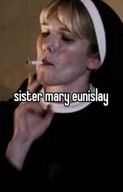 Asylum Ahs Aesthetic, American Horror Story Behind The Scenes, American Horror Story Pfp, American Horror Story Poster, Sister Mary Eunice, American Horror Story Memes, American Horror Story Funny, American Horror Story Characters, Comedy Stories