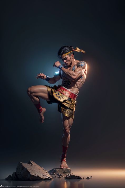 Thai Boxer, Bruce Lee Pictures, Album Artwork Cover Art, Mughal Art Paintings, Captain America Wallpaper, Ninja Art, Martial Arts Techniques, Great Warrior, Iphone Wallpaper Hd Nature