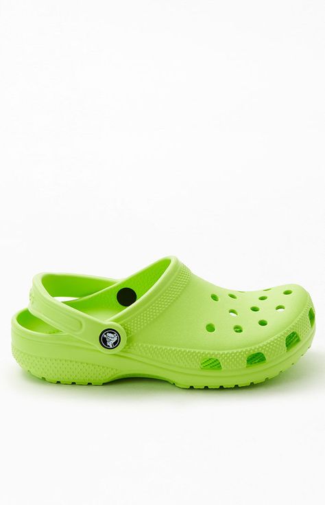 Green Crocs, Cool Crocs, Crocs Green, Crocs Men, Crocs Classic Clogs, Crocs Classic, Comfy Fashion, 4 Kids, Strap Heels