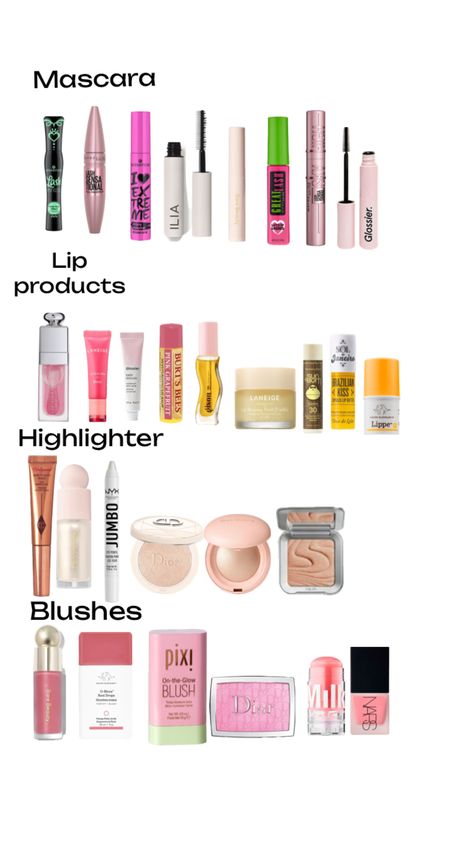 Makeup products #beauty Necessary Makeup Products, Grade 7 Makeup, Teenage Makeup Products, Makeup For Ten Year Olds, Makeup For 12-13, Good Makeup Products For Teens, Famous Makeup Products, Teen Makeup Products, Makeup You Need To Have