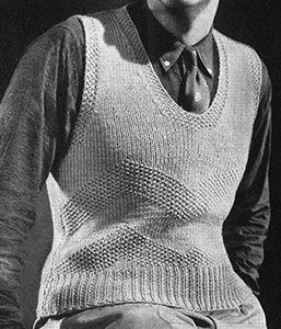 Windsor Vest Pattern #331 Mens Vest Pattern, Knitting Pin, Knit Men, Crochet Clothes Patterns, Vintage Knitting Patterns, Vest Pattern, Coat Patterns, Mens Vest, Knitting Tutorial