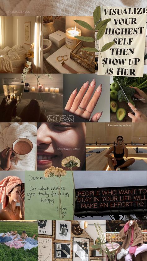 2022 vision board made by @ dorimorgan 2022 Vision Board, Moody Aesthetic, Aesthetic Boards, Make An Effort, Choose Happy, 2024 Vision, Cork Board, Cork, Vision Board