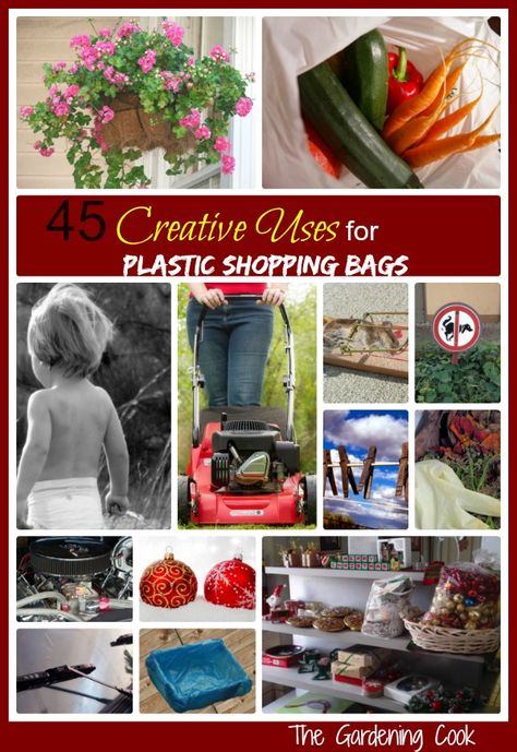 45 Creative uses for plastic shopping bags - recycle, reuse, re purpose. http://thegardeningcook.com/uses-for-plastic-grocery-store-bags/ Upcycling, Recycle Craft, Upcycle Crafts, Plastic Shopping Bags, Upcycle Repurpose, Plastic Grocery Bags, Ways To Recycle, Shoe Boxes, Foodie Friends