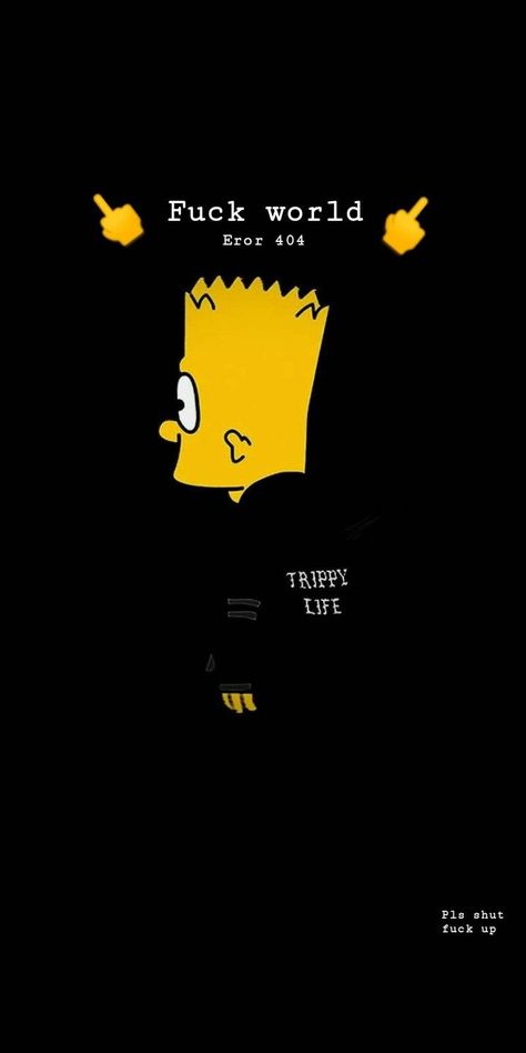 Don't Trust Anyone Wallpaper, Thug Life Wallpaper, Just Do It Wallpapers, Bart Simpson Art, Don't Trust Anyone, Simpson Wallpaper Iphone, Boy Blurred Pic, Hype Wallpaper, Instagram Editing Apps