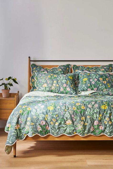 Iluka Quilt​ | Anthropologie Organic Quilt, Jersey Quilt, Perfect Bedding, Quilted Coverlet, Reversible Quilt, Printed Quilt, Bed Blanket, Home N Decor, Comforters Cozy