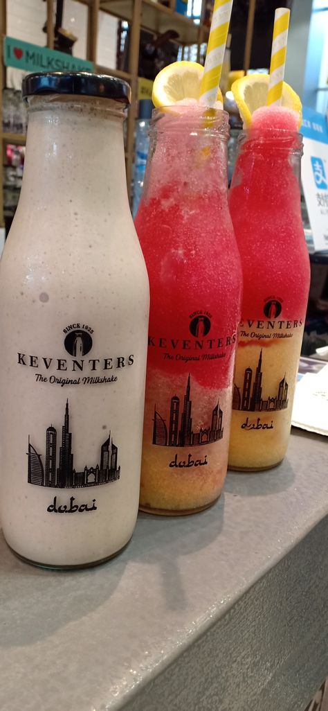 Keventers drinks Dubai 😍😍😍❤️❤️ #food#drink#eat#slush#shake#keventers Keventers Snapchat Story, Cafe Interior Vintage, Dubai Food, Bottle Design Packaging, Shake Bottle, Snapchat Story, Interior Vintage, Coffee Shop Decor, Shop Decor