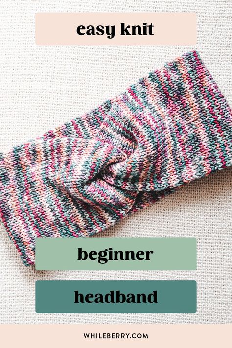 Wool Headband Pattern, Knitting Headband Pattern, Earwarmers Knitting Pattern Free, Knit Headband Patterns, Twisted Knitted Headband Pattern, Head Band Knitted, How To Knit A Headband For Beginners, Easy Knitted Headband Pattern Free, Knitting Patterns Headband