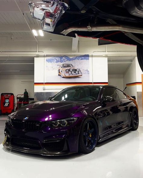 Modded Bmw 3 Series, Midnight Purple Car Paint, Dark Purple Car Wrap, Bmw 3 Series Modified, Bmw Wrap Ideas, Midnight Purple Car, Purple Car Wrap, Bmw Purple, Cool Car Wraps