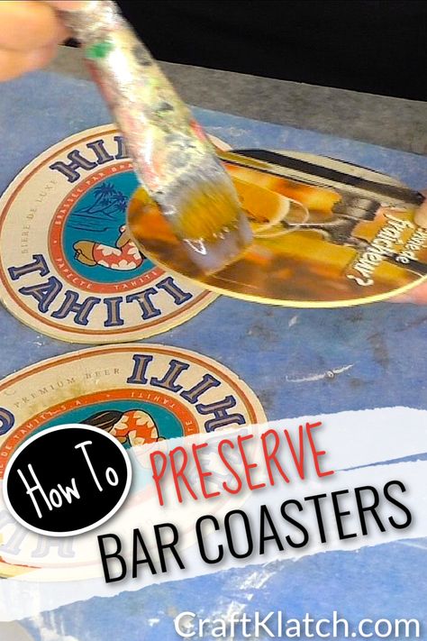 Beer Coaster Art, Beer Coasters Diy, Basement Wet Bar, Cardboard Coasters, Coasters Diy, Paper Coasters, How To Make Resin, Coaster Crafts, Coaster Art