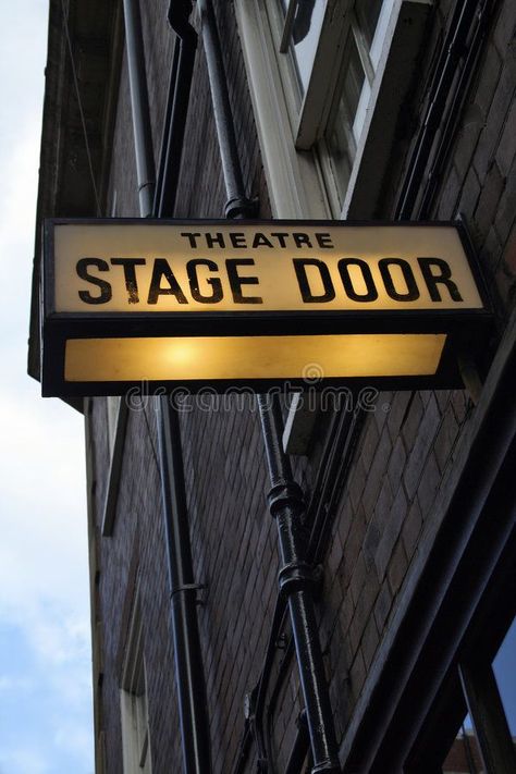 Theatre Stage Door. Illuminated sign at theatre in London's West End , #Aff, #Door, #Illuminated, #Theatre, #Stage, #London #ad Acting Stage Aesthetic, Padua, Musicals Aesthetic Theatre, Stage Performer Aesthetic, Acting On Stage Aesthetic, Stage Door Sign, Musical Theatre Astethic, Theatre Arts Aesthetic, Musical Academia Aesthetic