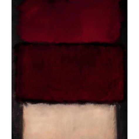 Mark Rothko. Bordeaux colour concept, red and nude mix. 1956. #markrothko #bordeaux #colour #color #concept #creative #research #visuals #visualsgang #art #artist #contemporaryart #artlover #artdesign #colorconcept #designer #fashiondesigners #colorblock #styleblogger #print #designblog #artblog #fashionblogger #scandinavian #cph #portfolio #inspiration #icon #fashioninspiration #designmule Field Paintings, Mark Rothko Paintings, Rothko Art, Rothko Paintings, Helen Frankenthaler, Franz Kline, Richard Diebenkorn, Paintings Famous, Joan Mitchell