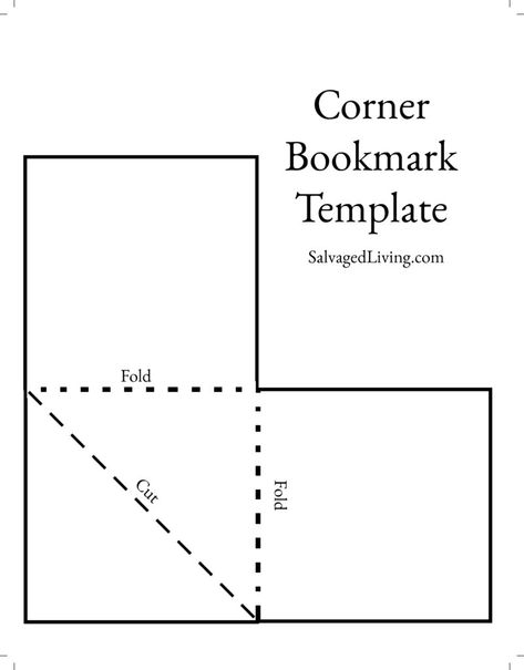 With this free corner bookmark template you can create endless corner bookmarks from cardboard, fabric or whatever scraps you have on hand. Corner bookmarks really stay in place and hold your place in a book plus they are great gifts, perfect to personalize and budget friendly to craft! #boomark #5mincraft #cardboardcraft #DIYgiftidea Sewn Corner Bookmarks, Corner Bookmarks Template, Hand Sewing Bookmark, Diy Corner Page Bookmark, Bookmark Corner Ideas, Sewing Corner Bookmarks, Diy Fabric Corner Bookmarks, Cloth Corner Bookmarks, Fabric Corner Bookmark Pattern
