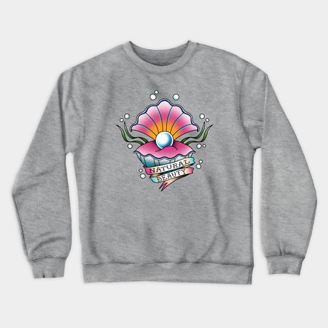 Celebrate the elegance of nature with this "Natural Beauty" design, featuring a beautifully illustrated pearl nestled within a vibrant shell. A stunning piece for those who appreciate the beauty of the sea and classic tattoo artistry. -- Choose from our vast selection of crewneck sweatshirts to match with your favorite design to make the perfect custom graphic crewneck sweatshirt. Pick your favorite: Crewneck Sweatshirt or Lightweight Crewneck Sweatshirt. Customize your color! For men and women. Take A Hike, Graphic Crewneck Sweatshirt, Graphic Crewneck, Crewneck Sweatshirt, Take A, Crew Neck Sweatshirt, Graphic Sweatshirt, The Selection, Take That