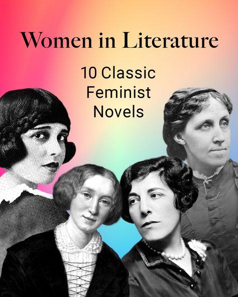 In a celebration of the brilliant female authors of the past, we’ve collated a list of our top ten classic feminist novels. The works of these pioneering female authors serve as a reminder that women have been breaking barriers for centuries. #feministnovels #classicfeministliterature #classicbooks #readandcobooks Classic Feminist Books, Feminist Reading List, Feminist Fiction Books, Feminism Literature, Feminist Novels, Female Literature, Women Literature, Women In Literature, Classic Authors