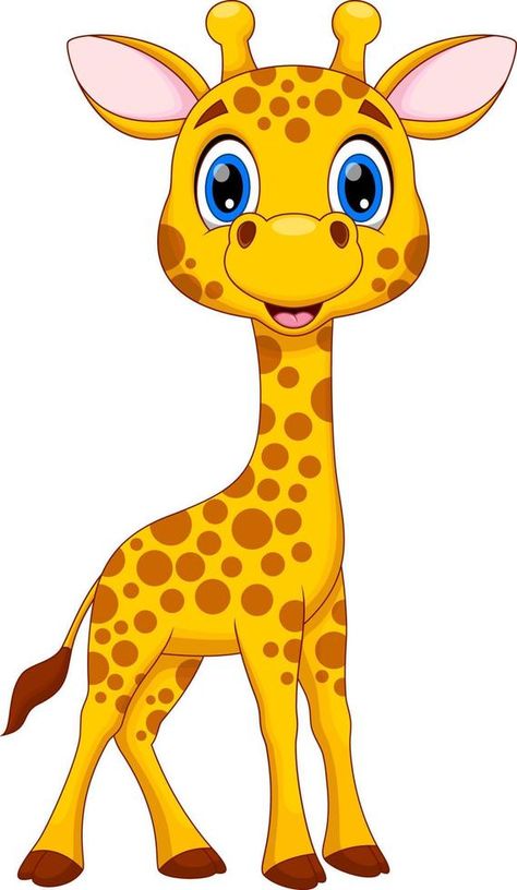 Cute Giraffe Cartoon, Zebra Cartoon, Giraffe Cartoon, Giraffe Images, Giraffe Drawing, Cartoon Giraffe, Baby Zebra, Giraffe Art, Cartoon Photo