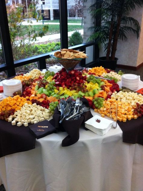 all the fruit and cheese you could ever want, wedding appetizers :) ** Appetizer for after ceremony???: Fruit Kabob, Cheese Table, Cheese Display, Appetizers Table, Wedding Appetizers, Catering Display, Fruit Skewers, Fruit Displays, Fruit Display