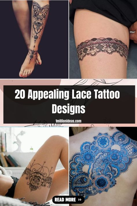 Glamorous dresses, bikinis, and laces with highlighting patterns have never failed to make girls the effortless “murderers”. They are even more fascinating… Back Of Neck Lace Tattoo, Lace Looking Tattoo, Garder Tattoo Thigh Lace, Lace Tattoo Sleeves, Lace Arm Tattoo, Feminine Tattoos Sleeve Lace, Lace Shoulder Tattoo, Lace Thigh Tattoos, Black Lace Tattoo