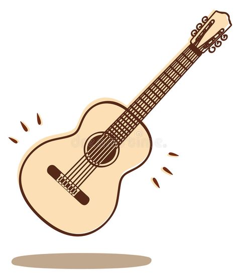 Guitar vector. Illustrations of a guitar isolated on white   vector eps file , #SPONSORED, #Illustrations, #guitar, #Guitar, #vector, #eps #ad Cute Guitar Drawing, Guitar Illustration Drawing, Country Music Poster, Cartoon Guitar, Guitar Background, Country Silhouette, Background For Text, Guitar Png, Takamine Guitars