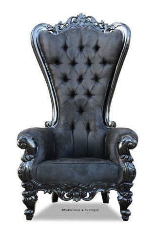 Victorian Chair - Ideas on Foter Rococo Chair, Ornate Chairs, Gothic Chair, Baroque Chair, Rococo Furniture, Painting Wooden Furniture, Baroque Furniture, White Furniture Living Room, Gothic Furniture