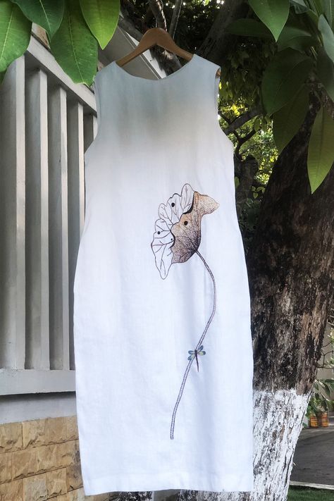 This Womens Dresses item by TinythingsmadeUhappy has 15 favorites from Etsy shoppers. Ships from Vietnam. Listed on 29 Oct, 2023 Painting On Dress, Button Embroidery, Hand Embroidered Dress, Dragonfly Pattern, Girls Cotton Dresses, White Linen Dress, White Linen Dresses, Embroidery Threads, Soft Skin