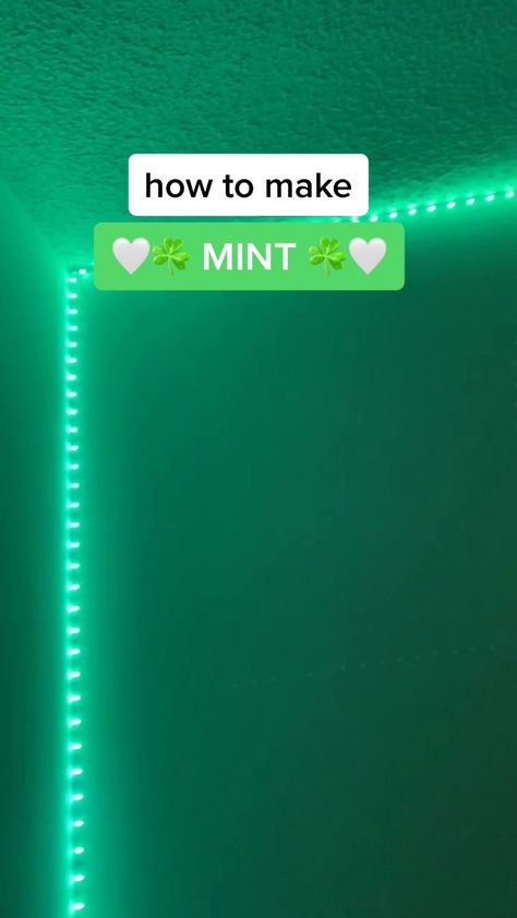 Led Lights Colors😍✨(@ledlights.colors) on TikTok: mint☘️🤍 (it looks better in real life). Thank you so much for 100 followers! #foryou#fyp#ledlights#mint Green Led Lights Aesthetic, Custom Led Colors, Christmas Led Lights Diy, Christmas Led Lights Diy Colors, Cool Led Light Colors, Led Lights Custom Colors, Cute Led Light Colors, Green Led Light Aesthetic, Custom Led Light Colors