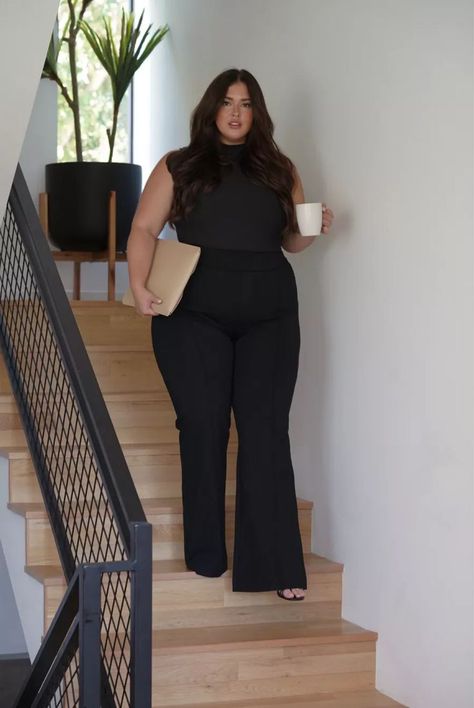 Plus Size Formal Attire, All Black Professional Outfits Plus Size, Elegant Casual Outfit Plus Size, Plus Work Outfits Women, Cute Plus Size Business Casual Outfits, Formal Outfit Plus Size Classy, Plus Office Outfits Plus Size, Formal Banquet Outfits For Women, Plus Size Professional Outfits Women