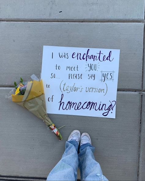 Hoco Asks Proposals Taylor Swift, Book Prom Proposal, Backwards Dance Proposal, Prom Asking Ideas Taylor Swift, Cute Ways To Ask Your Bestie To Hoco, Hawaiian Hoco Proposal, Generic Hoco Proposals, Lyric Promposal, Prom Proposal Ideas Taylor Swift