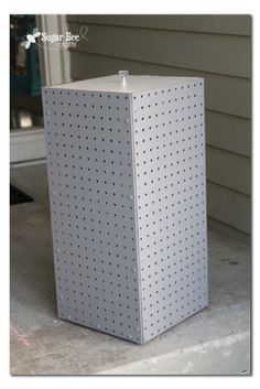 here's instructions on how to make your own spinning display rack from pegboard  - - Sugar Bee Crafts: Spinning Display Rack Garden Pegboard, Entryway Pegboard, Bathroom Pegboard, Classroom Pegboard, Cricut Pegboard, Jewelry Pegboard, Art Pegboard, Desk Pegboard, Spinning Display