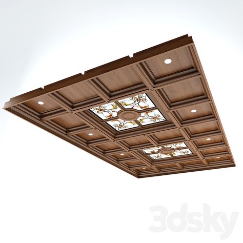 Classical Ceiling Design, Ceiling Design Classic, Wood Coffered Ceiling, Classic Ceiling Design, Coffer Ceiling, Wooden Ceiling Design, Luxury Ceiling Design, Roof Ceiling, Interior Ceiling Design