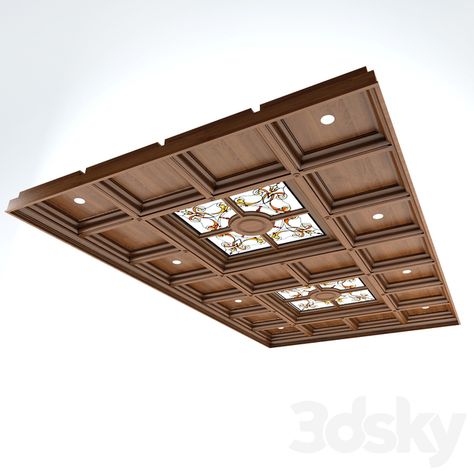 Wood Coffered Ceiling, Box Ceiling, Wooden Ceiling Design, Spa Interior Design, Interior Ceiling Design, Arsitektur Masjid, Pop False Ceiling Design, Temple Design For Home, Wooden Ceiling